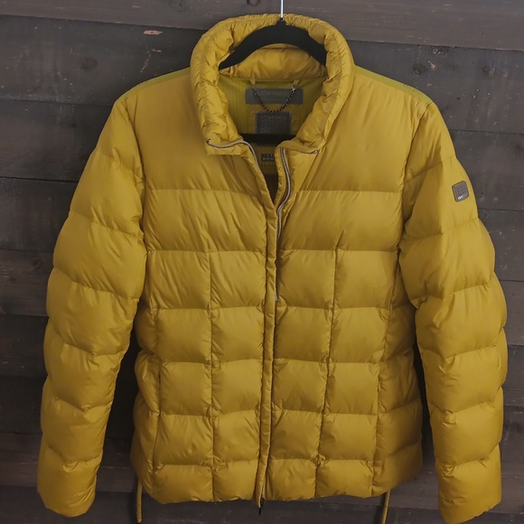 Geox Jackets & Blazers - Geox Mustard Puffer Jacket